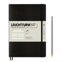 Leuchtturm 1917 Softcover A5 Notebook - Black