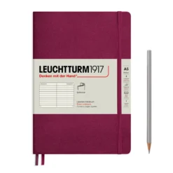 Leuchtturm 1917 Softcover A5 Notebook - Port Red