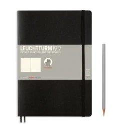Leuchtturm1917 Softcover Notebook B5 - Black