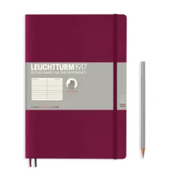 Leuchtturm1917 Softcover Notebook B5 - Port Red