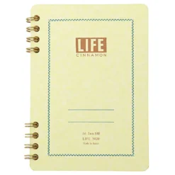 Life Cinnamon Notebook Graph Paper [A6]