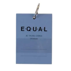 LIFE EQUAL A7 Word Cards – 100 Plain Sheets, Made in Japan