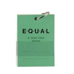 LIFE EQUAL A7 Word Cards – 100 Plain Sheets, Made in Japan