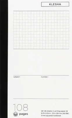Life Klesha Notebook [Grid, Plain, Ruled]