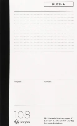 Life Klesha Notebook [Grid, Plain, Ruled]