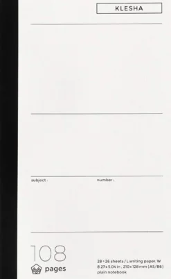 Life Klesha Notebook [Grid, Plain, Ruled]