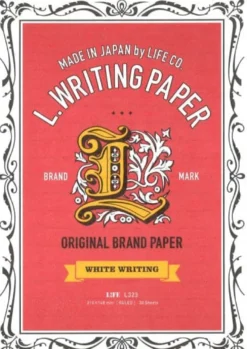 LIFE L - Paper Letter Writing Pad A5 [White, Cream]