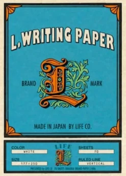 Life L-Writing Paper Pad 70 Sheets [B5]