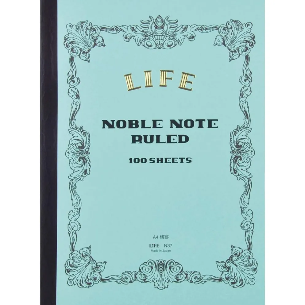 LIFE Noble Note A4 Notebook – Ruled, Plain or Grid