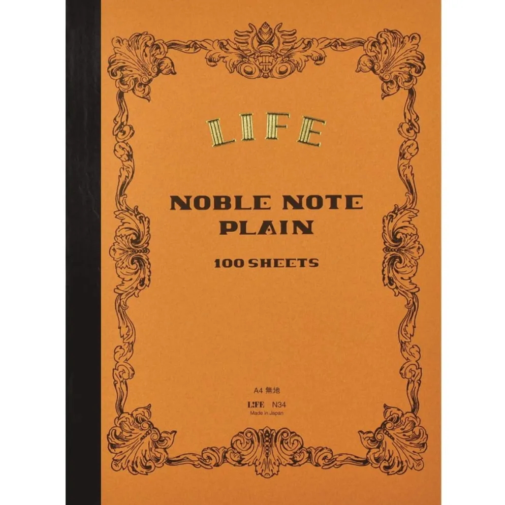LIFE Noble Note A4 Notebook – Ruled, Plain or Grid