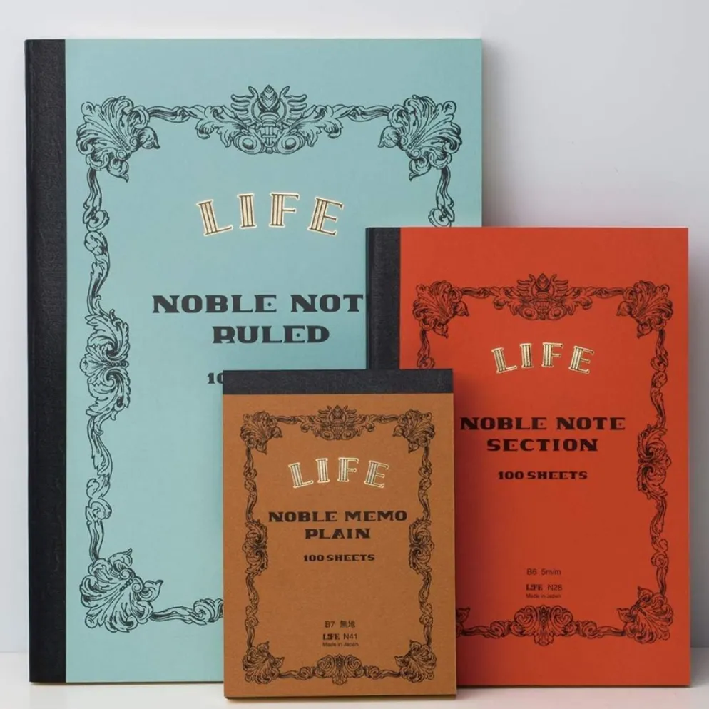 LIFE Noble Note A4 Notebook – Ruled, Plain or Grid