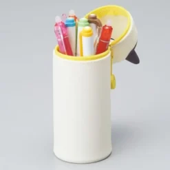 LIHIT LAB PuniLabo Stand Pen Case - White Cat