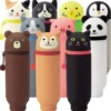LIHIT LAB PuniLabo Stand Pen Case - Brown Bear