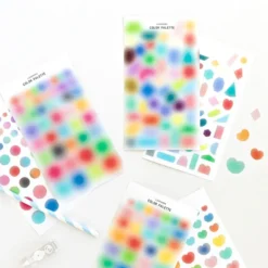 Livework Colour Palette Blur Sticker Set – (2 Sheets)