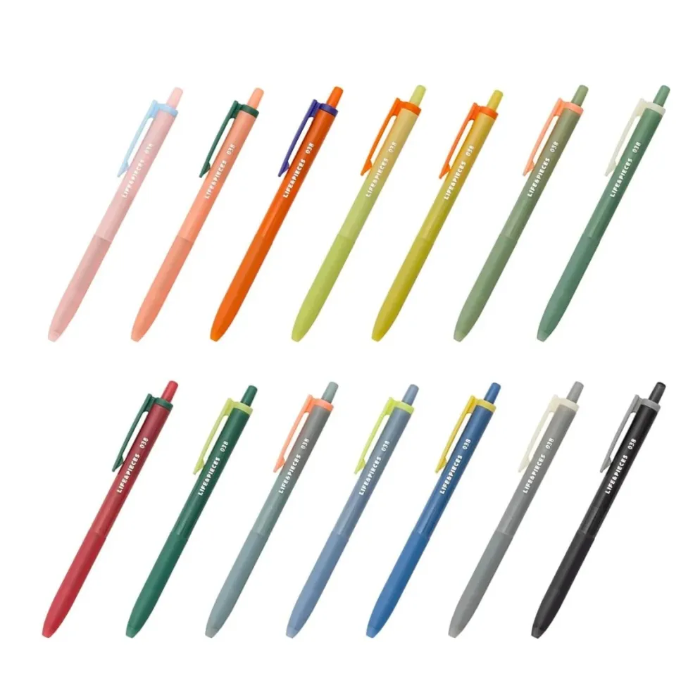Livework LIFE & PIECES Gel Pen 0.38mm – Smooth, Quick-Dry Colour Pen