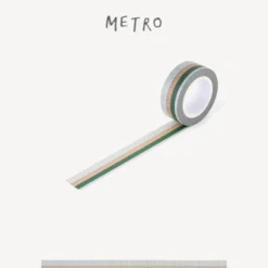 Livework Life & Pieces Paper Tape - 15mm - Metro