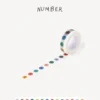 Livework Life & Pieces Paper Tape - 15mm - Numbers