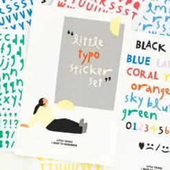 Livework Little Things Alphabet and Number Sticker Set