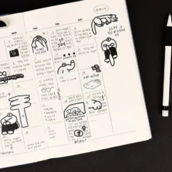 Livework Little Things Drawing Seal Sticker Pack – 8 Sheets