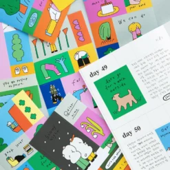 Livework Littlethings Drawing Square Sticker Pack
