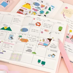 Livework Palette Illustration Removable Sticker Pack – 4 Sheets