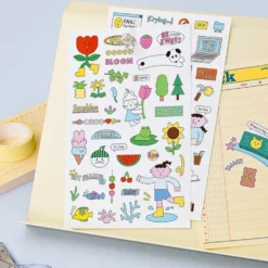 Livework Palette Removable Daily Sticker Pack (6 Sheets)