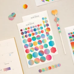 Livework Som Som Geometric Shapes Sticker Set