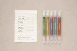 Livework Twin Plus Pens Vintage (Set of 5 Twin Tip Pens)