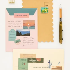 Livework Afterglow Sticker Pack Ver. 2 – Warm Aesthetic, Planner Stickers (8 Sheets)
