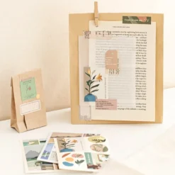 Livework Afterglow Sticker Pack Ver. 2 – Warm Aesthetic, Planner Stickers (8 Sheets)