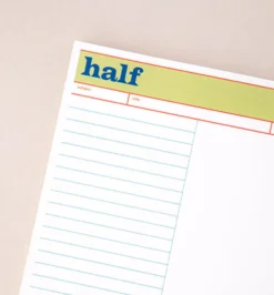 Livework Life & Pieces Memo Pad – 50 Sheets Vintage Note Pad