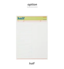 Livework Life & Pieces Memo Pad – 50 Sheets Vintage Note Pad