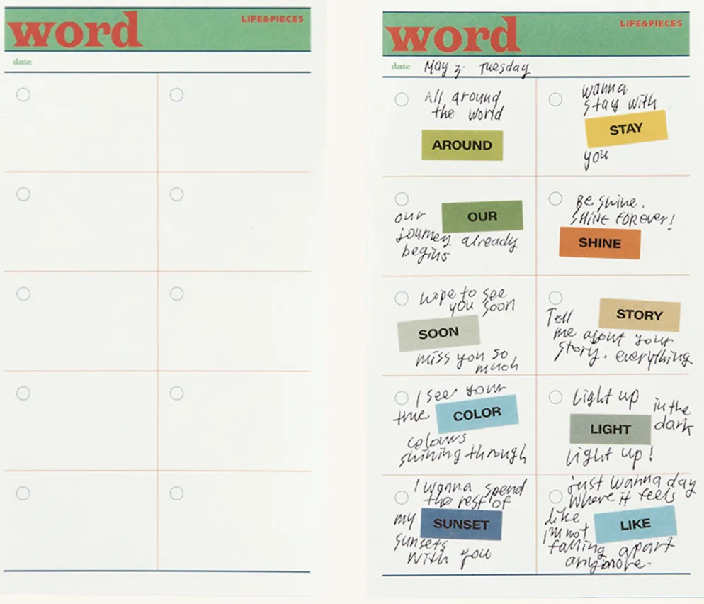 Livework Life & Pieces Small Memo Pad