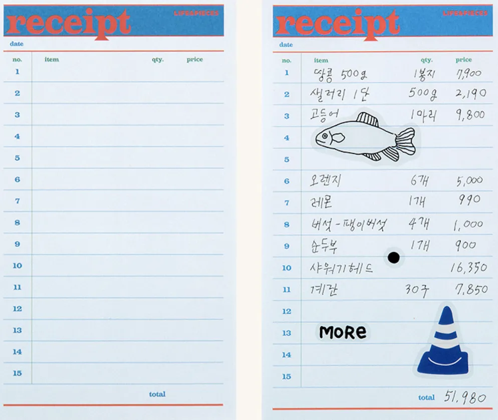 Livework Life & Pieces Small Memo Pad