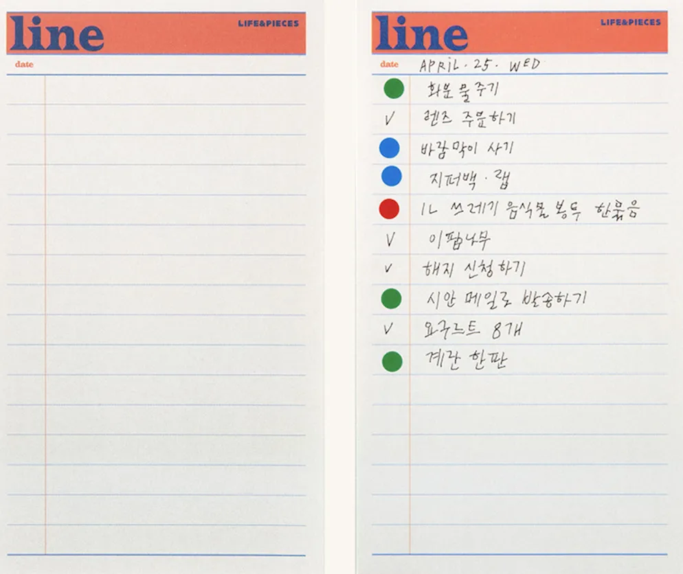 Livework Life & Pieces Small Memo Pad