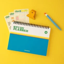 Livework Life & Pieces Study Planner – 4-Month Undated Horizontal Notebook