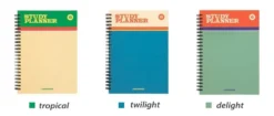 Livework Life & Pieces Study Planner – 6-Month Undated Spiral Notebook