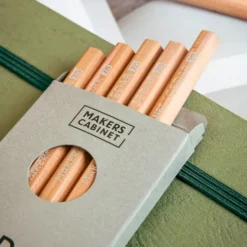 Makers Cabinet Ferrule Cedar Pencils – HB & 2B
