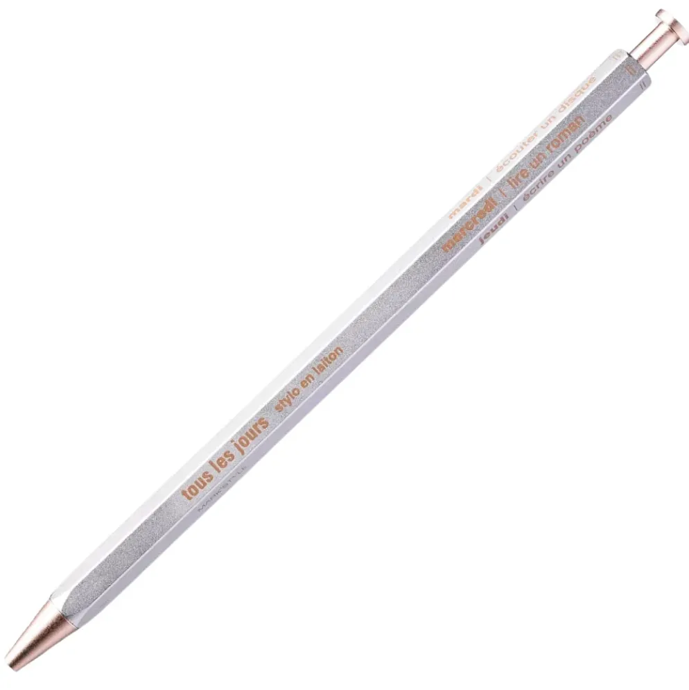 Mark’s Tokyo Edge DAYS Brass Ballpoint Pen – 0.5mm Gel Tip
