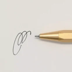Mark’s Tokyo Edge DAYS Brass Ballpoint Pen – 0.5mm Gel Tip