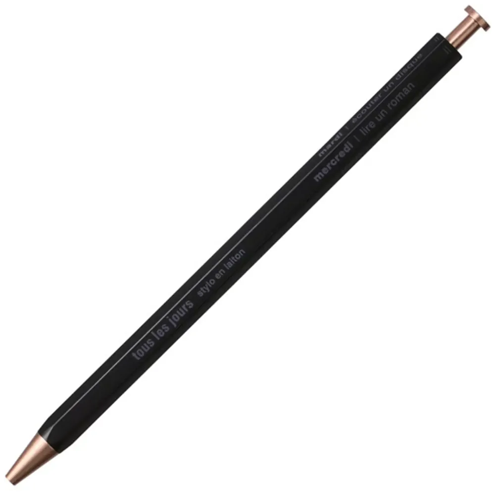 Mark’s Tokyo Edge DAYS Brass Ballpoint Pen – 0.5mm Gel Tip
