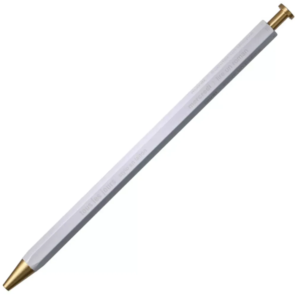 Mark’s Tokyo Edge DAYS Brass Ballpoint Pen – 0.5mm Gel Tip