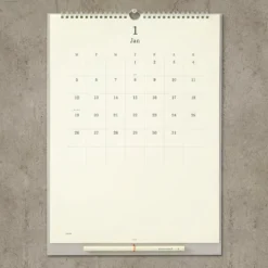 MD 2026 Calendar - Wall-Hanging Calendar with Pencil