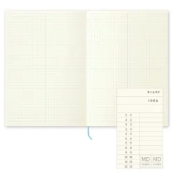 MD Paper Notebook Journal Grid Block [A5]