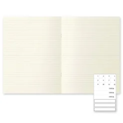 MD Paper Notebook Light 3-pack A4 [Lined, Grid, Plain]