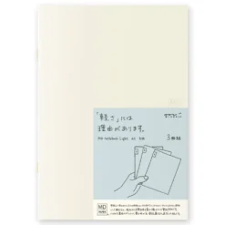 MD Paper Notebook Light 3-pack [Grid A5]