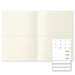 MD Paper Notebook Light 3-pack [Lined A5]