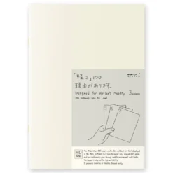 MD Paper Notebook Light 3-pack [Lined A5]