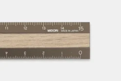 Midori Aluminium Wooden Ruler