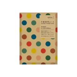 Midori Clear Faced Bag - Small, Light Dots